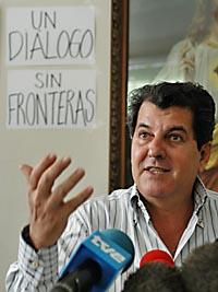 EL DISIDENTE Oswaldo Pay, lder del Movimiento Cristiano de Liberacin, pidi garantas para la celebracin de las elecciones municipales.